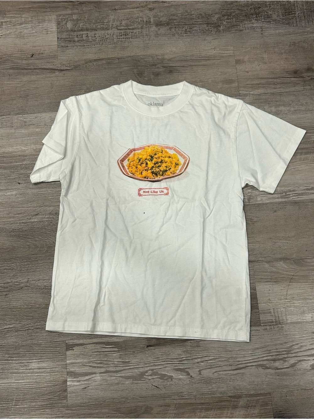 Kendrick Lamar Not Like Us Pop Out Concert Merch T-Shirt Fried Rice Oklama Small